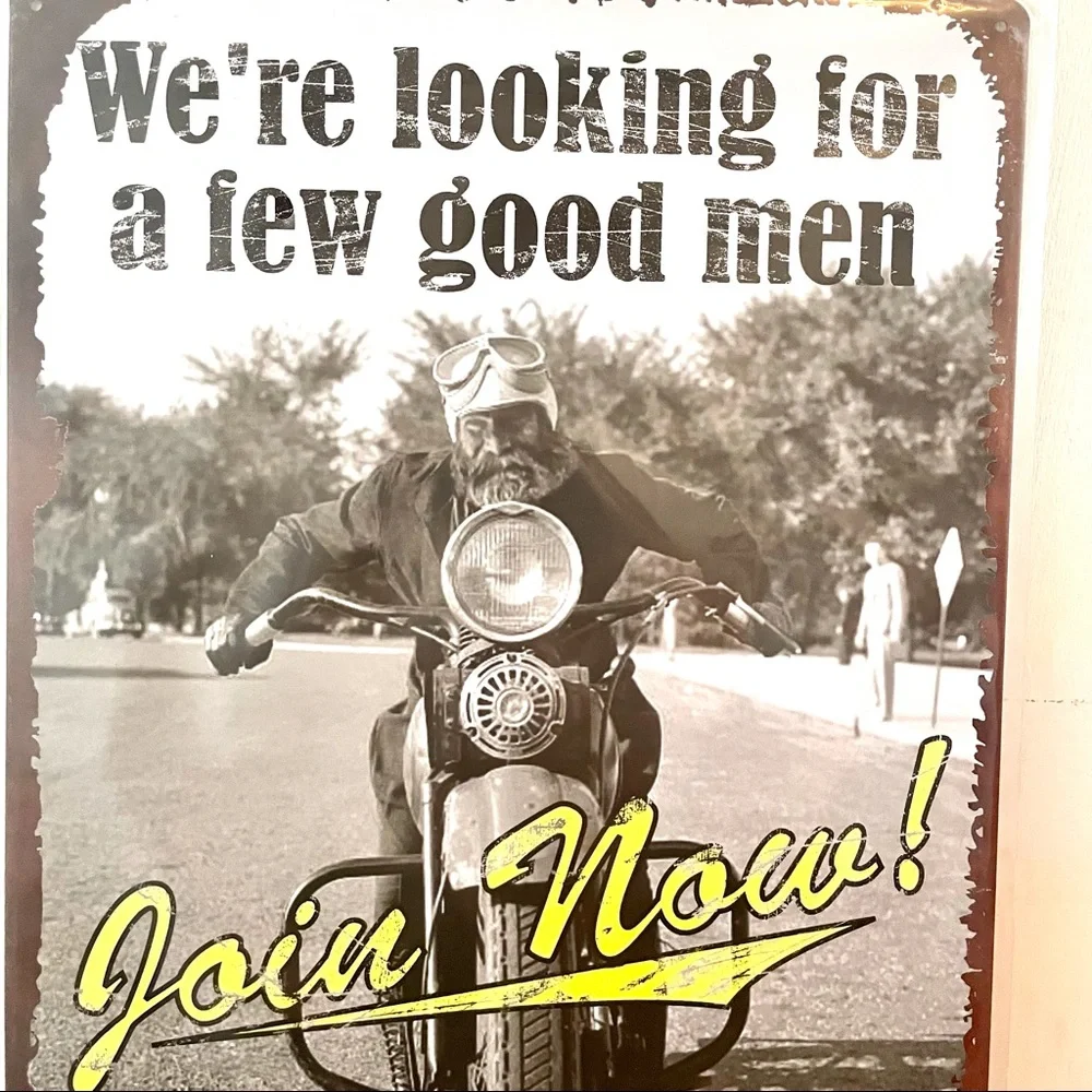 NEW Old As Hell Angels Metal Sign